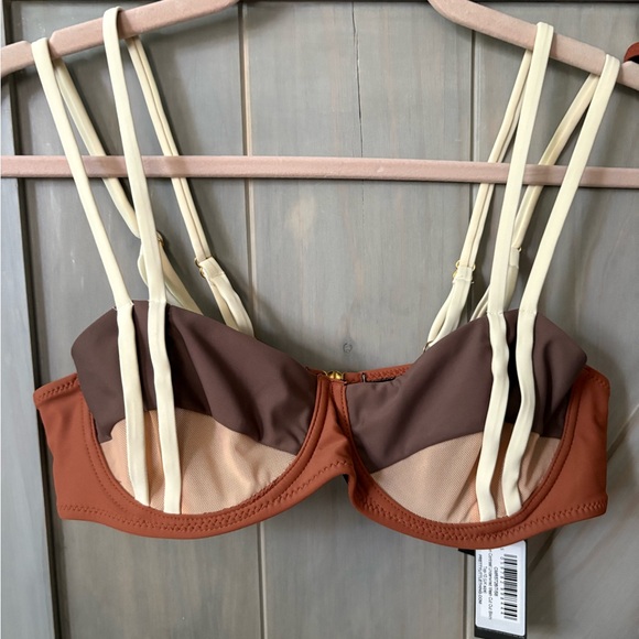 Pretty Little Thing Brown and Beige Bikini - Picture 7 of 12